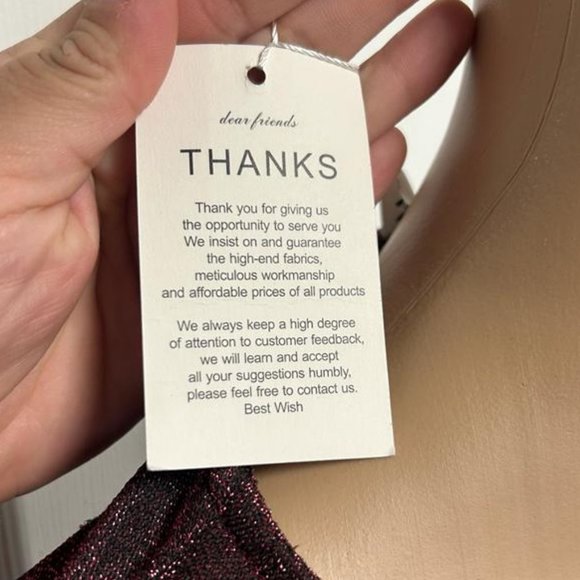 HOTWY V Neck Cocktail Dress - Picture 6 of 6